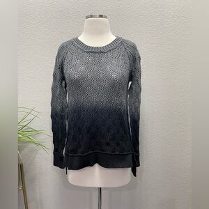 NWT Chaser Raglan Pullover Juniper Knit Ombré Sweater Sz Small‎